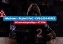 Cybersécurité - Windows - Exploit PoC - CVE-2024-43452