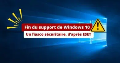 Fin du support de Windows 10 - Un fiasco sécuritaire - Cybersécurité