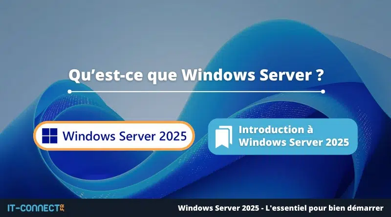 Qu’est-ce que Windows Server ?