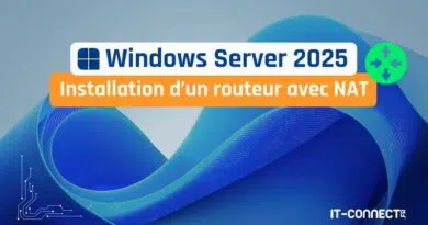 Tuto Windows Server 2025 configurer routage et NAT