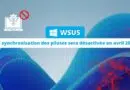 WSUS - La synchronisation des pilotes sera désactivée en avril 2025