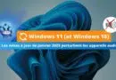 Windows 10 et Windows 11 - Mise à jour janvier 2025 - Bug audio