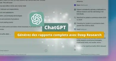 ChaGPT Deep Research - Générer des rapports complets