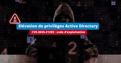 Elévation de privilèges Active Directory - CVE-2025-21293