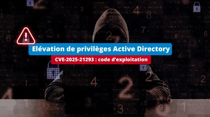 Elévation de privilèges Active Directory - CVE-2025-21293