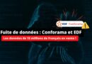 Fuite de données Conforama et EDF - 2025