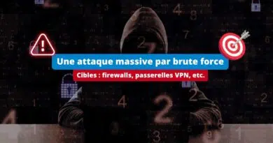 Une attaque massive par brute force cible les VPN et les firewalls