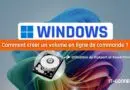 tuto windows créer un volume en ligne de commande avec diskpart et powershell