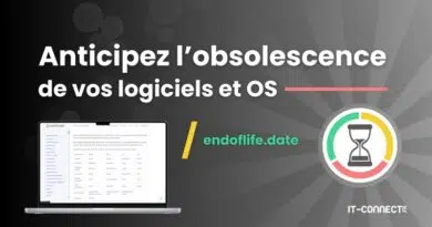 Anticiper fin de support des logiciels et OS avec endoflife.date