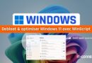 Debloat Windows 11 avec WinScript