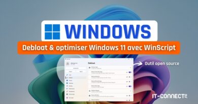 Debloat Windows 11 avec WinScript