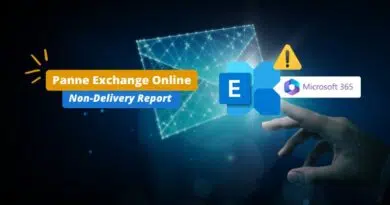 Longue panne Exchange Online - NDR e-mails - Mars 2025