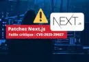 Patch NextJS - Faille critique - CVE-2025-29927