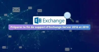 Préparer la fin de support d'Exchange Server 2016 et 2019