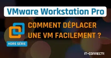 VMware Workstation - Comment déplacer une VM facilement