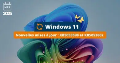 Windows 11 KB5053598 et KB5053602