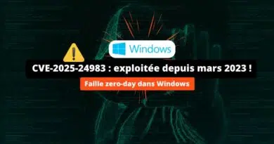 Windows - CVE-2025-24983 - Exploitée depuis mars 2023
