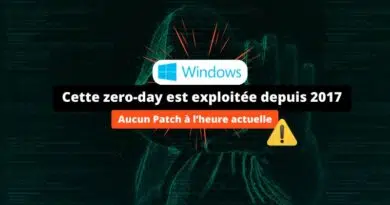 Windows - Zero-day exploitée depuis 2017 - Alerte Mars 2025