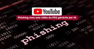 YouTube - Phishing avec une vidéo du PDG générée par IA
