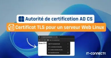 AD CS - Certificat TLS pour serveur Web Linux