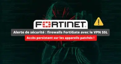 CERT-FR - de nombreux firewalls Fortinet compromis en France, malgré les correctifs
