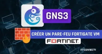Créer un pare-feu FortiGate VM dans GNS3