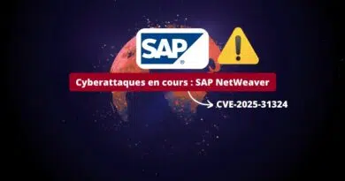 Cyberattaques en cours - SAP NetWeaver - CVE-2025-31324