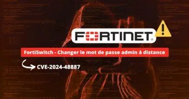 FortiSwitch - Changer le mot de passe admin à distance - CVE-2024-48887