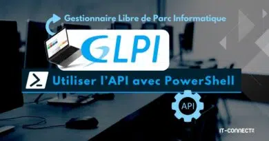 GLPI - activer et configurer API et utiliser avec PowerShell