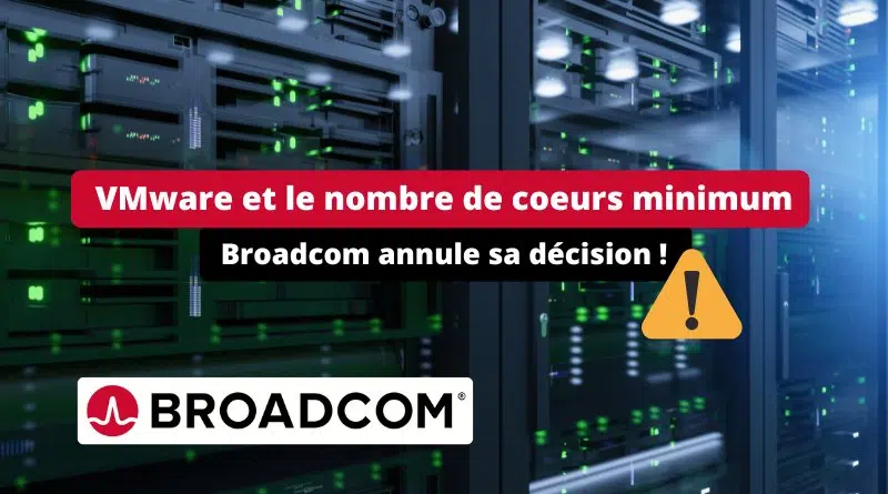 VMware - le nombre de cœurs requis pour les licences n'augmentera pas