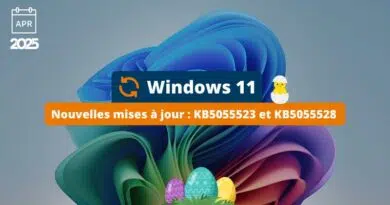 Windows 11 KB5055523 et KB5055528 pour avril 2025