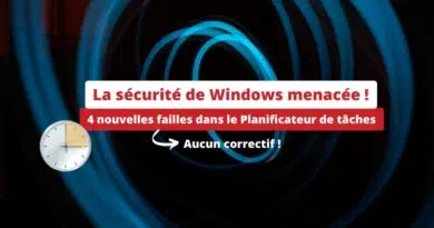 Windows - 4 nouvelles failles dans le Planificateur de tâches