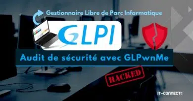 Audit GLPI - Recherche vulnérabilités GLPwnMe