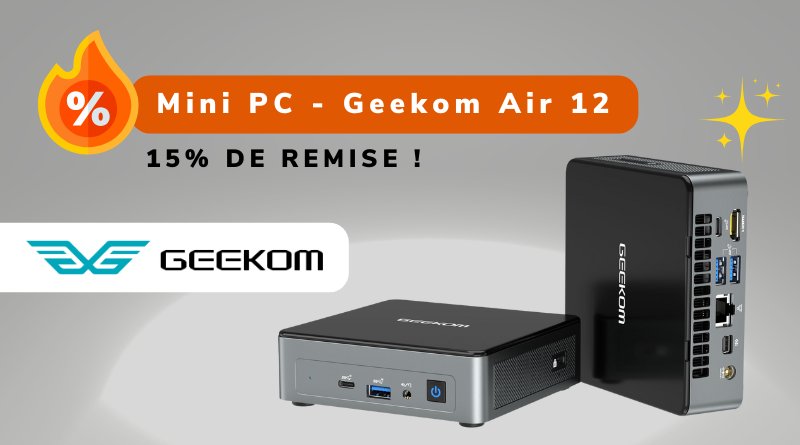 Bon plan Geekom Air 12 - Code promo