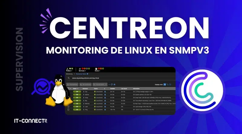 Centreon - Supervision Linux avec SNMPv3