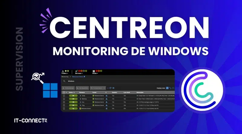 Centreon - Supervision Windows Server avec SNMP