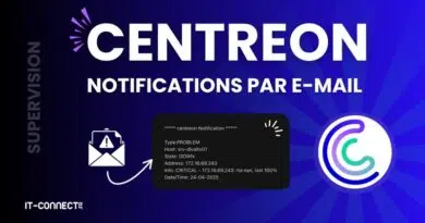 Centreon configuration notifications par e-mail