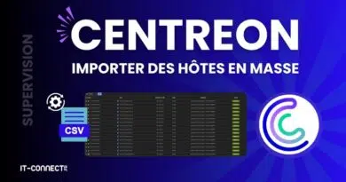 Centreon importer des hôtes en masse avec CSV