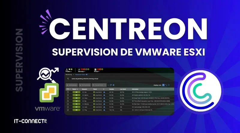 Centreon supervision VMware ESXi