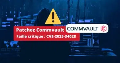 Commvault - Faille critique - CVE-2025-34028