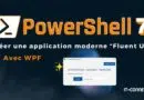 Créer une application moderne Fluent UI avec PowerShell et WPF