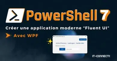 Créer une application moderne Fluent UI avec PowerShell et WPF