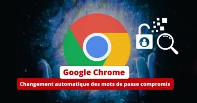 Google Chrome - Changement automatique des mots de passe compromis