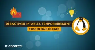 Linux - Désactiver iptables temporairement
