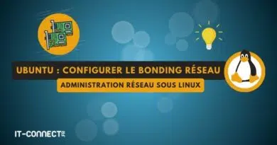 Linux - Ubuntu - Configurer le bonding réseau