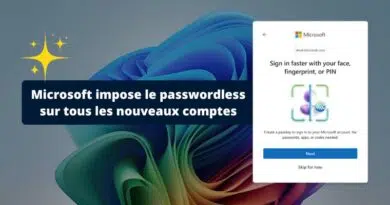 Microsoft impose le passwordless sur tous les nouveaux comptes