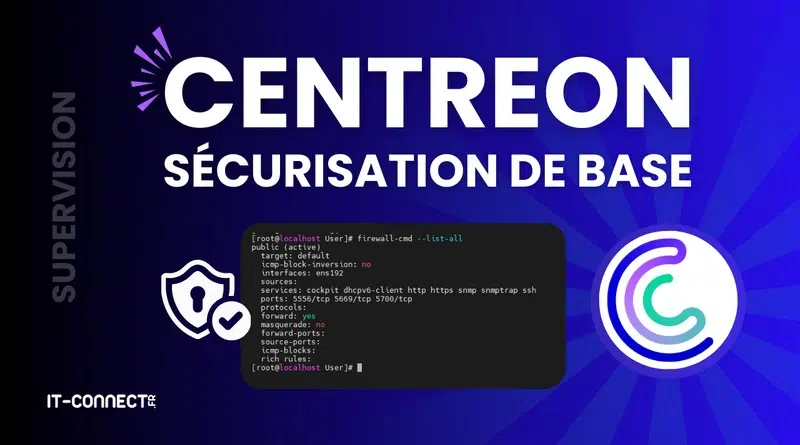 Sécurisation de base Centreon