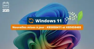 Windows 11 KB5058411 et KB5058405 - Mise à jour mai 2025