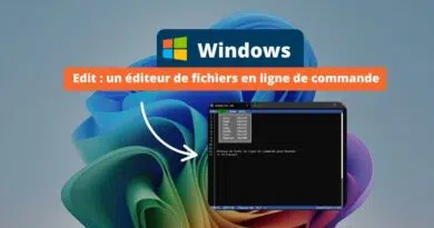 Windows - Edit - Editeur de fichiers en ligne de commande